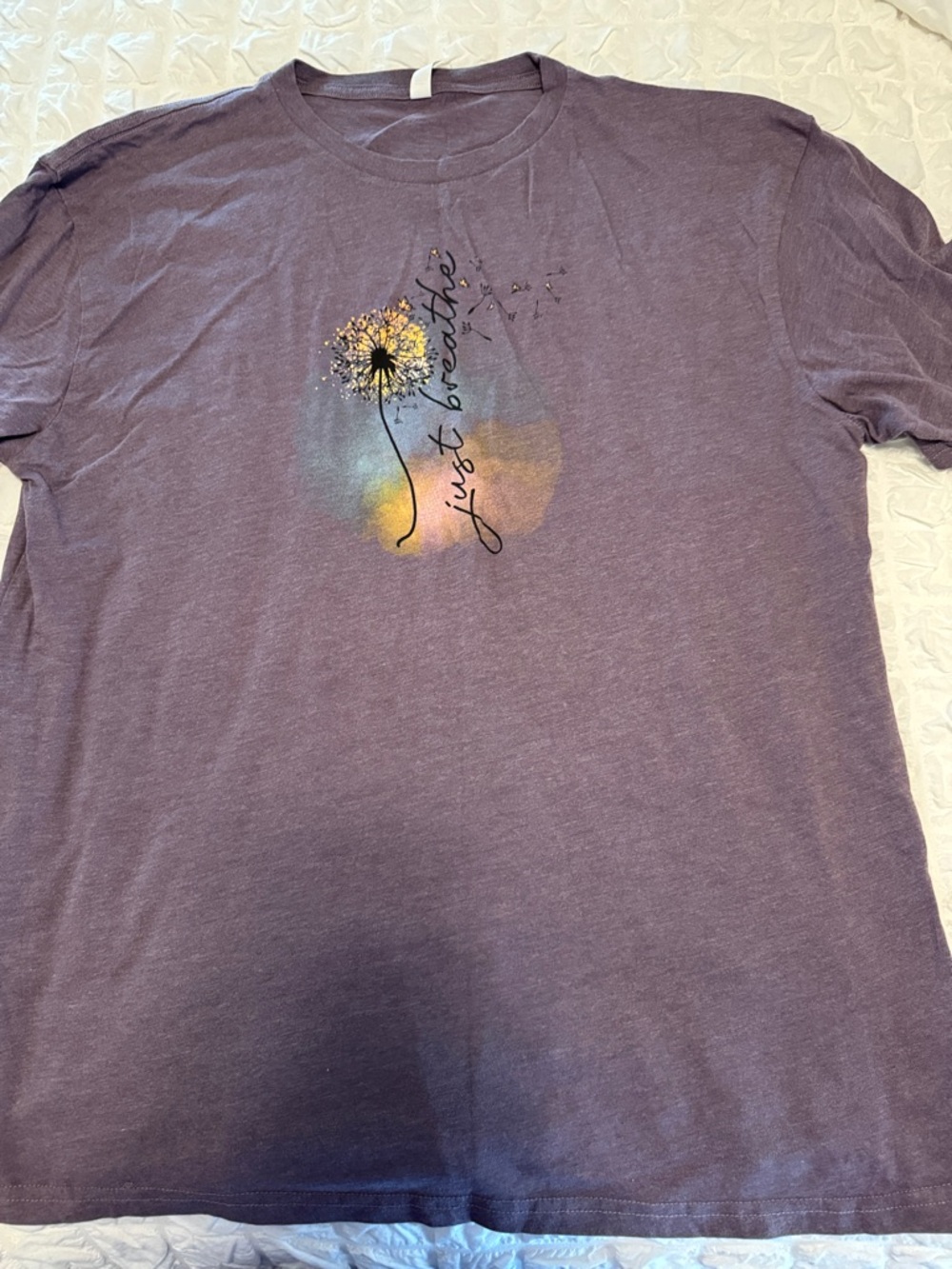 Love in Lavender Crewneck Tee - Soft Purple